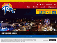 Tablet Screenshot of grandforksfair.com